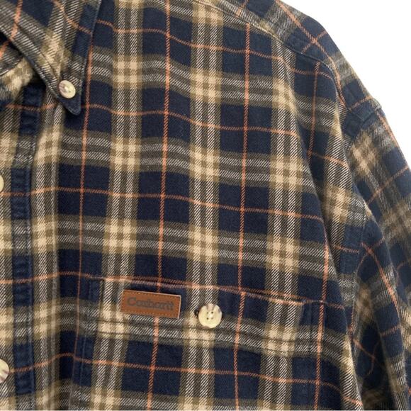Carhartt Mens Cotton Flannel Size Large - Picture 2 of 6